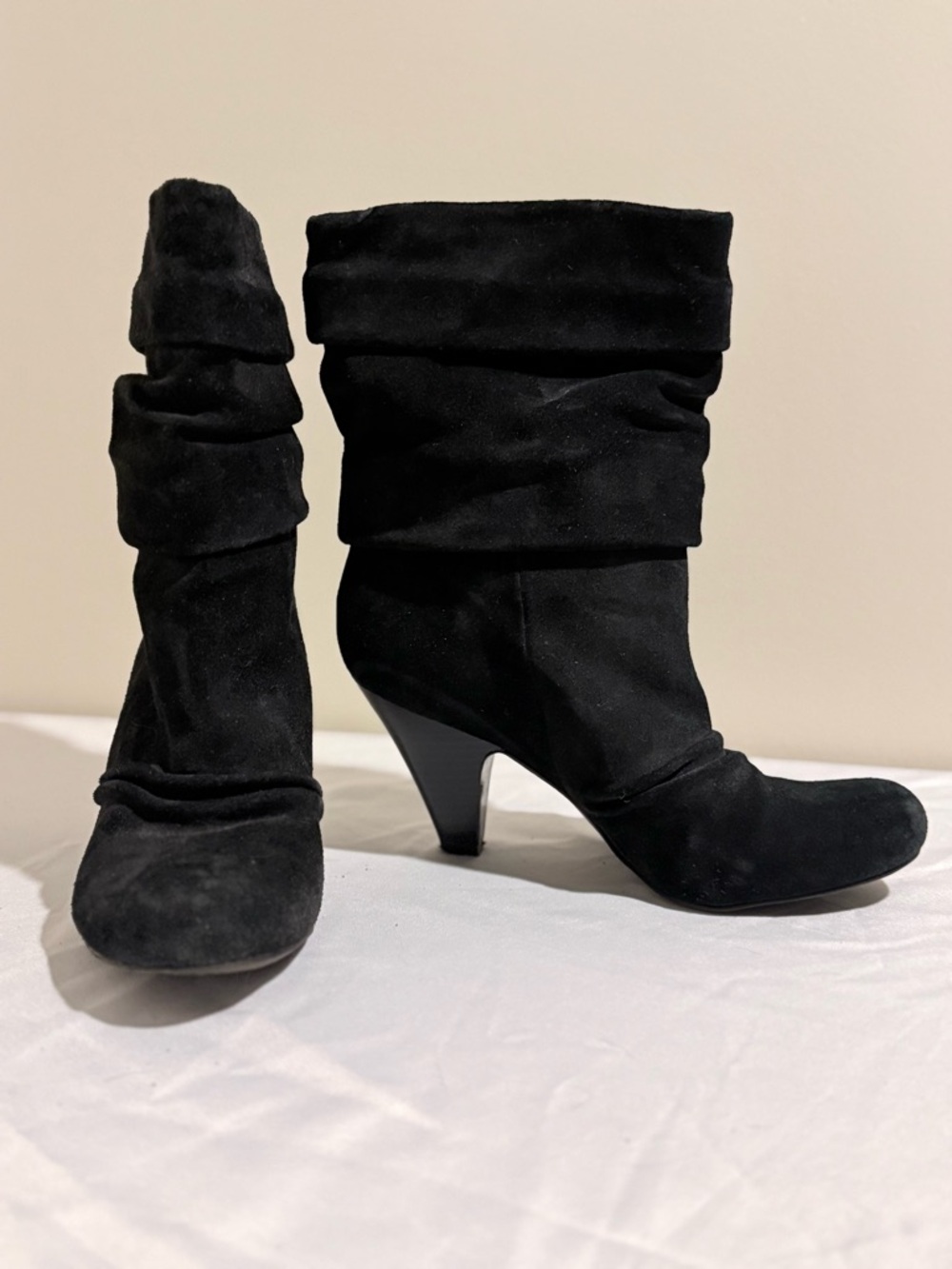 Jessica Simpson Black Slouchy Ankle Booties